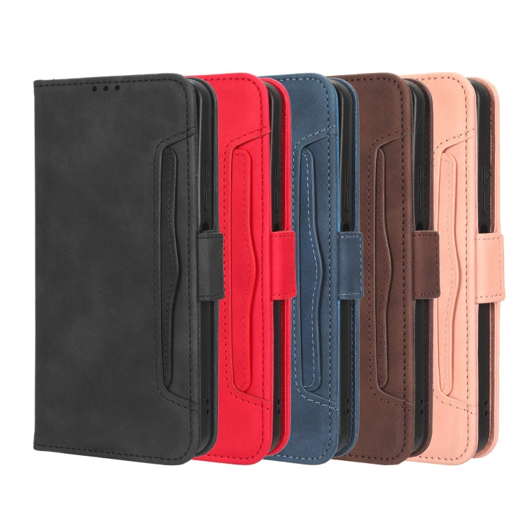 For Blackview BV7100 Skin Feel Calf Texture Card Slots Leather Phone Case(Blue) - More Brand by PMC TechLife | Online Shopping South Africa | PMC TechLife | Buy Now Pay Later Mobicred