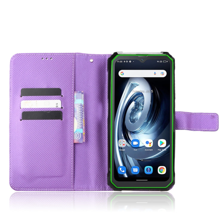 For Blackview BV7100 Diamond Texture Leather Phone Case(Purple) - More Brand by PMC TechLife | Online Shopping South Africa | PMC TechLife | Buy Now Pay Later Mobicred