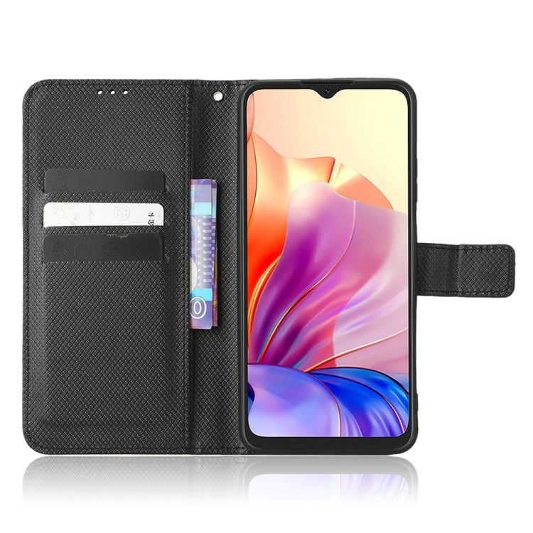 For Blackview OSCAL C80 Diamond Texture Leather Phone Case(Black) - More Brand by PMC TechLife | Online Shopping South Africa | PMC TechLife | Buy Now Pay Later Mobicred