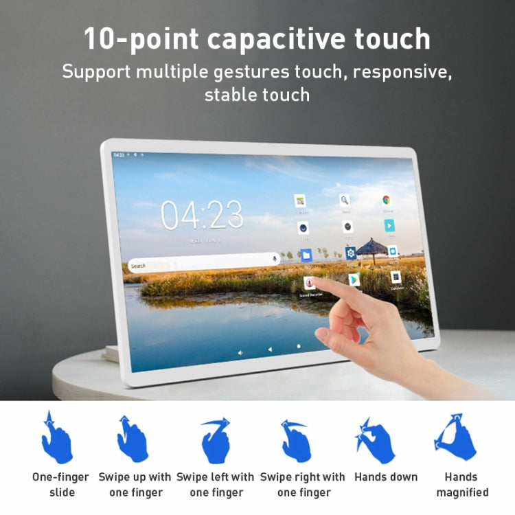 HSD1493T 14 inch IPS Display Advertising Machine RK3566 4GB+32GB(White) - 11-15 inch by PMc TechLife | Online Shopping South Africa | PMc TechLife | Buy Now Pay Later Mobicred