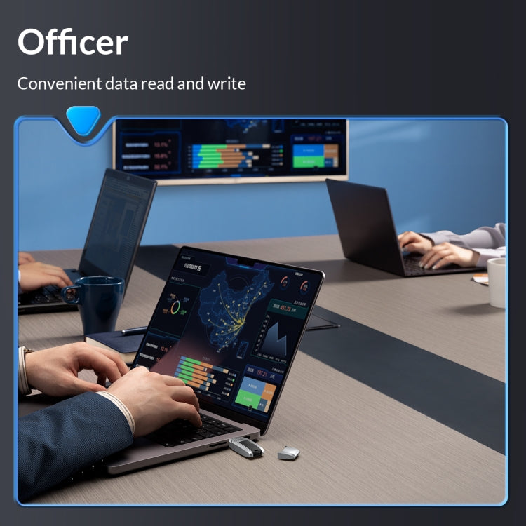 ORICO USB Flash Drive, Read: 100MB/s, Write: 50MB/s, Memory:128GB, Port:USB-A(Silver) - free shipping - PMC Jewellery - Order now!