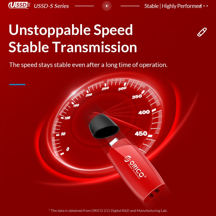 ORICO USB Solid State Flash Drive, Read: 520MB/s, Write: 450MB/s, Memory:256GB, Port:USB-A(Black) - free shipping - PMC Jewellery - Order now!