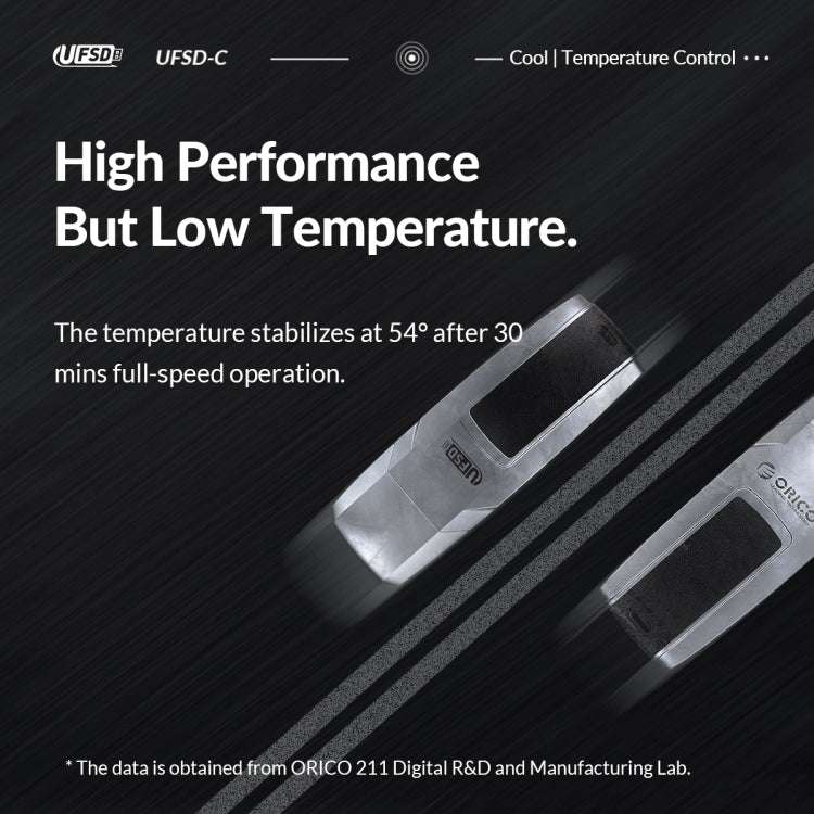 ORICO UFS Flash Drive, Read: 411MB/s, Write: 350MB/s, Memory:256GB, Port:USB-A(Silver) - free shipping - PMC Jewellery - Order now!