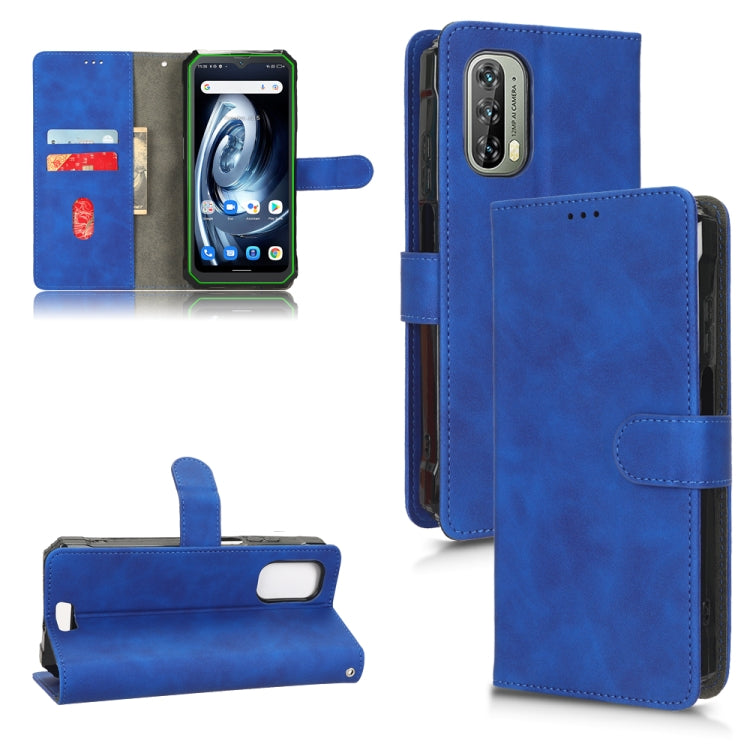 For Blackview BV7100 Skin Feel Magnetic Flip Leather Phone Case(Blue) - More Brand by PMC TechLife | Online Shopping South Africa | PMC TechLife | Buy Now Pay Later Mobicred