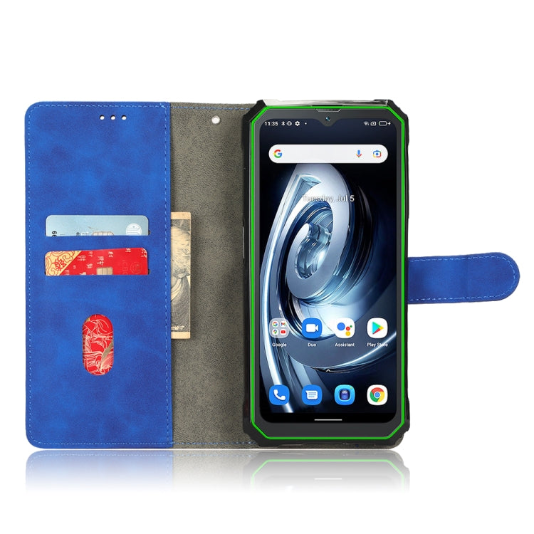For Blackview BV7100 Skin Feel Magnetic Flip Leather Phone Case(Blue) - More Brand by PMC TechLife | Online Shopping South Africa | PMC TechLife | Buy Now Pay Later Mobicred