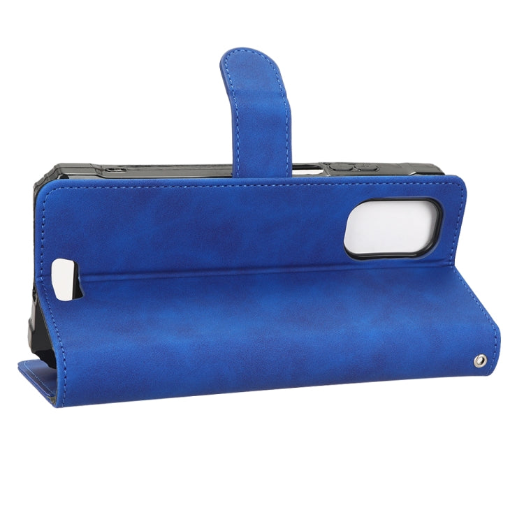 For Blackview BV7100 Skin Feel Magnetic Flip Leather Phone Case(Blue) - More Brand by PMC TechLife | Online Shopping South Africa | PMC TechLife | Buy Now Pay Later Mobicred