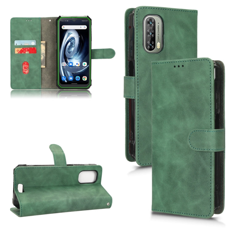 For Blackview BV7100 Skin Feel Magnetic Flip Leather Phone Case(Green) - More Brand by PMC TechLife | Online Shopping South Africa | PMC TechLife | Buy Now Pay Later Mobicred