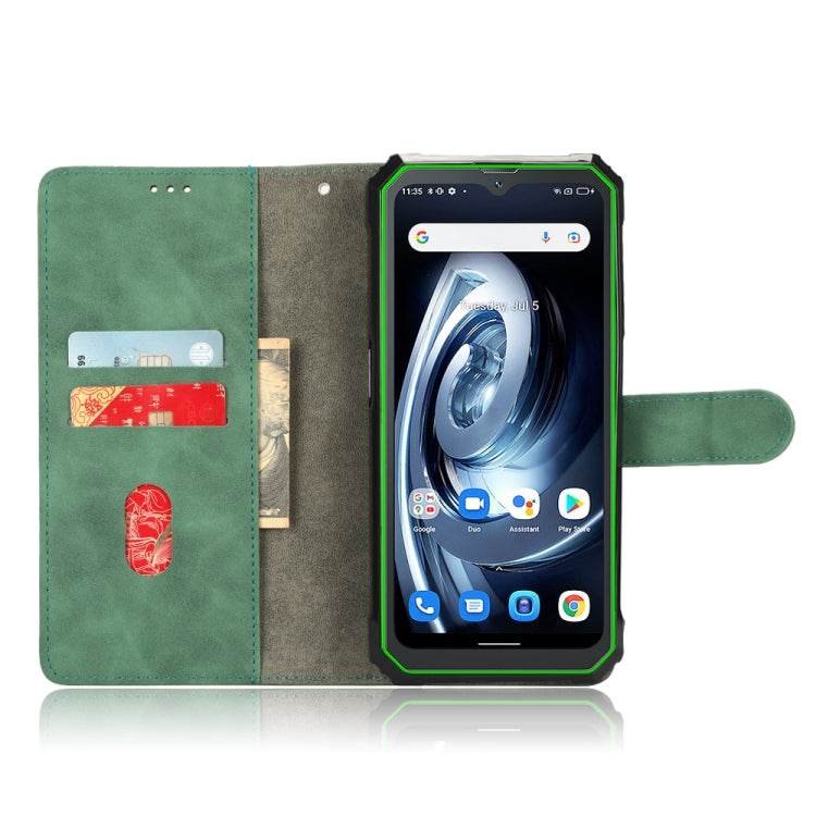 For Blackview BV7100 Skin Feel Magnetic Flip Leather Phone Case(Green) - More Brand by PMC TechLife | Online Shopping South Africa | PMC TechLife | Buy Now Pay Later Mobicred