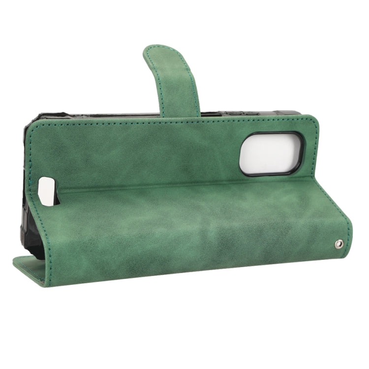 For Blackview BV7100 Skin Feel Magnetic Flip Leather Phone Case(Green) - More Brand by PMC TechLife | Online Shopping South Africa | PMC TechLife | Buy Now Pay Later Mobicred