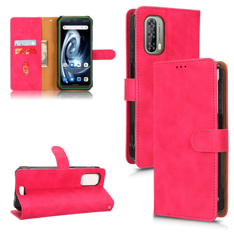For Blackview BV7100 Skin Feel Magnetic Flip Leather Phone Case(Rose Red) - More Brand by PMC TechLife | Online Shopping South Africa | PMC TechLife | Buy Now Pay Later Mobicred