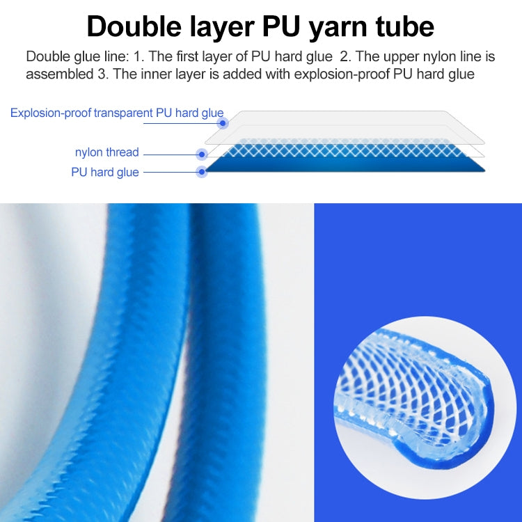 LAIZE Automatic Retractable Air Hose Reel Pneumatic PU Tube, Specification:8x5mm, 10m - free shipping - PMC TechLife - Order now!