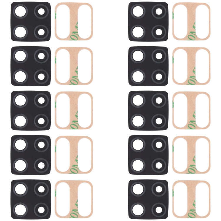 For OPPO A73/F17 10 PCS Back Camera Lens - Camera Series by PMC TechLife | Online Shopping South Africa | PMC TechLife