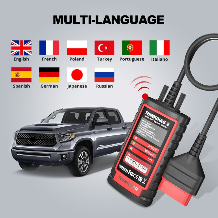 THINKCAR ThinkDiag 2 SP164-V Car Full System Diagnosis OBD2 Scanner - Code Readers & Scan Tools by PMC TechLife | Online Shopping South Africa | PMC TechLife | Buy Now Pay Later Mobicred