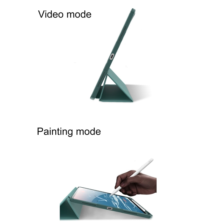 For iPad 2025 / 2022 Mutural Pinyue Series Smart Leather Tablet Case(Dark Green) - free shipping - PMc TechLife - Order now!