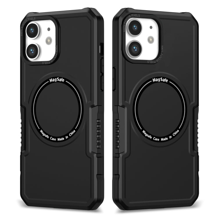 For iPhone 11 MagSafe Shockproof Armor Phone Case(Black) - iPhone 11 Cases by PMC TechLife | Online Shopping South Africa | PMC TechLife
