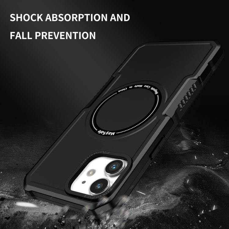 For iPhone 11 MagSafe Shockproof Armor Phone Case(Black) - iPhone 11 Cases by PMC TechLife | Online Shopping South Africa | PMC TechLife