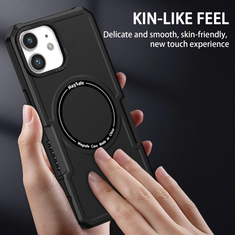 For iPhone 11 MagSafe Shockproof Armor Phone Case(Black) - iPhone 11 Cases by PMC TechLife | Online Shopping South Africa | PMC TechLife
