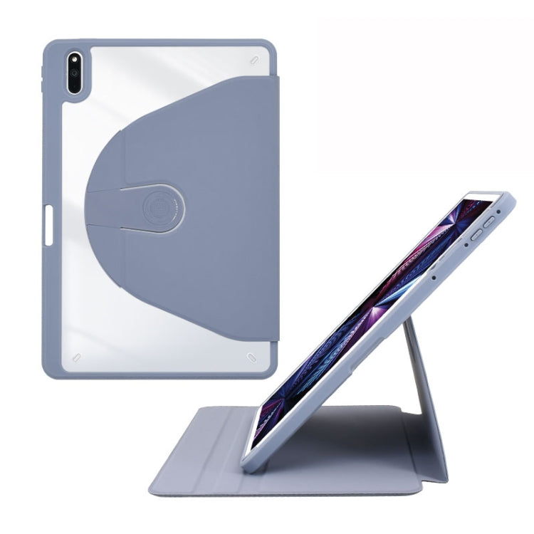 For Huawei MatePad Paper 10.3 Acrylic 360 Degree Rotation Holder Tablet Leather Case(Purple) - Huawei by PMC TechLife | Online Shopping South Africa | PMC TechLife | Buy Now Pay Later Mobicred