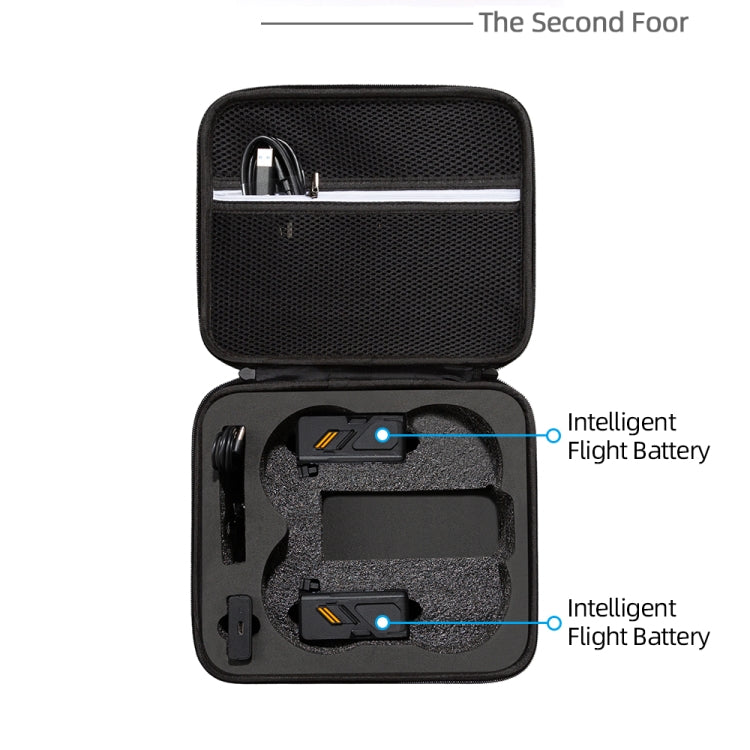 For DJI Avata Drone Body Square Shockproof Hard Case Carrying Storage Bag, Size: 28 x 23 x 10cm(Black + Red Liner) - Cases & Bags by PMC TechLife | Online Shopping South Africa | PMC TechLife | Buy Now Pay Later Mobicred