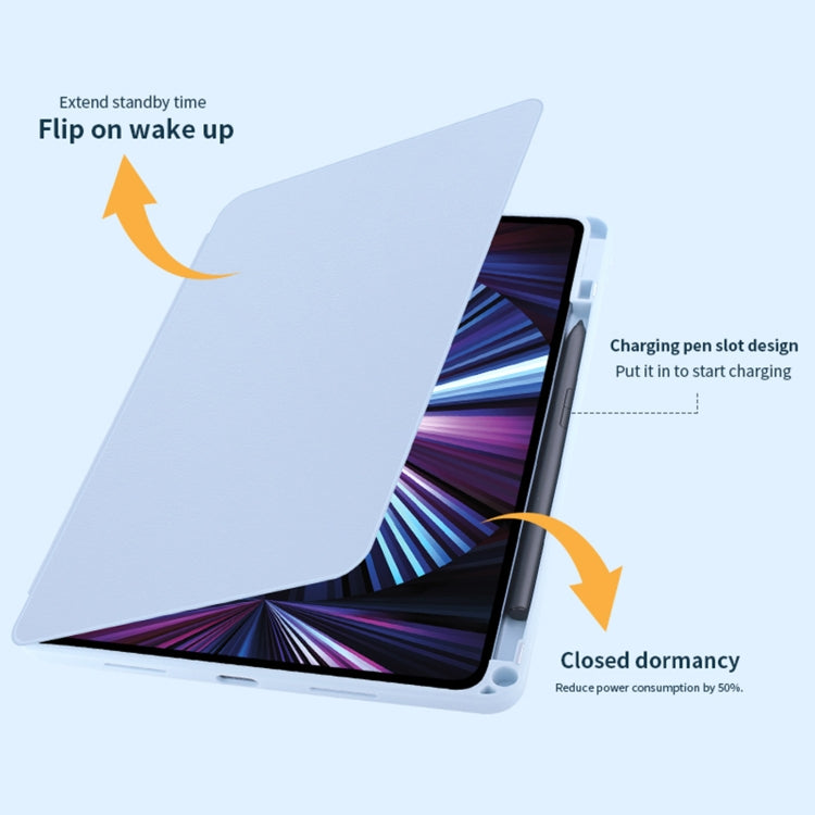 For Honor Tablet V7 Pro Acrylic 360 Degree Rotation Holder Tablet Leather Case(Emerald Green) - Honor by PMC TechLife | Online Shopping South Africa | PMC TechLife | Buy Now Pay Later Mobicred