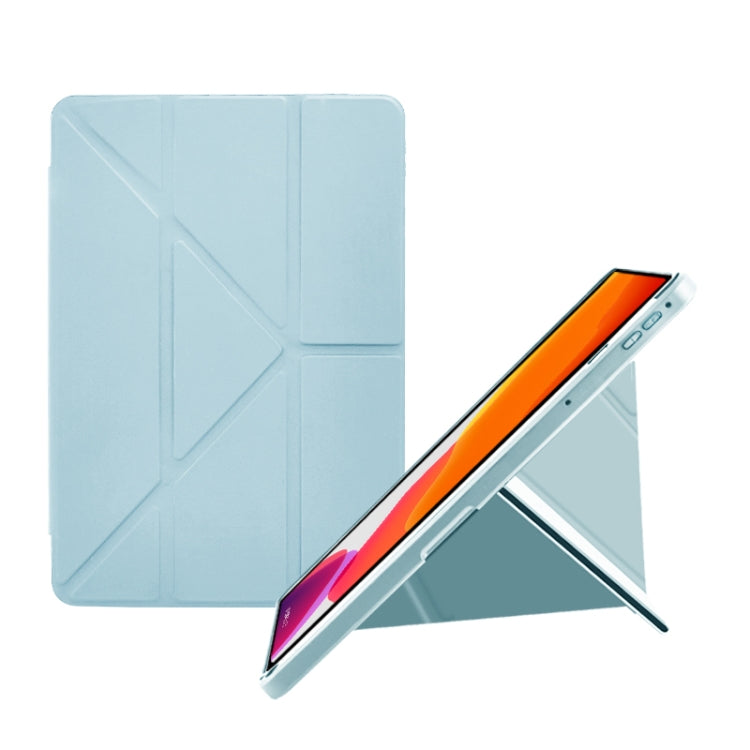 For Honor Tablet V7 Pro Acrylic 2 in 1 Y-fold Smart Leather Tablet Case(Ice White) - Honor by PMC TechLife | Online Shopping South Africa | PMC TechLife | Buy Now Pay Later Mobicred