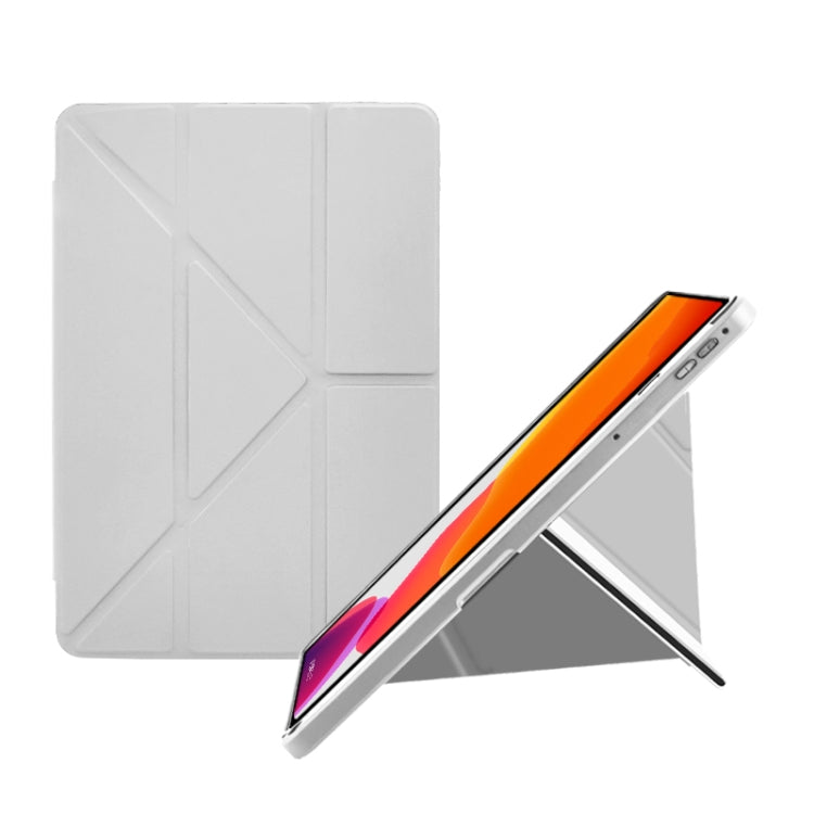 For vivo Pad 11 2022 Acrylic 2 in 1 Y-fold Smart Leather Tablet Case(Grey) - vivo by PMC TechLife | Online Shopping South Africa | PMC TechLife | Buy Now Pay Later Mobicred