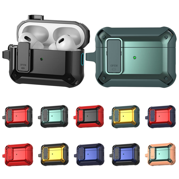 For AirPods Pro 2 Bumblebee Wireless Earphones Silicone Case with Switch & Lanyard Hole(Black Blue) - For AirPods Pro 2 by PMC Jewellery | Online Shopping South Africa | PMC Jewellery | Buy Now Pay Later Mobicred