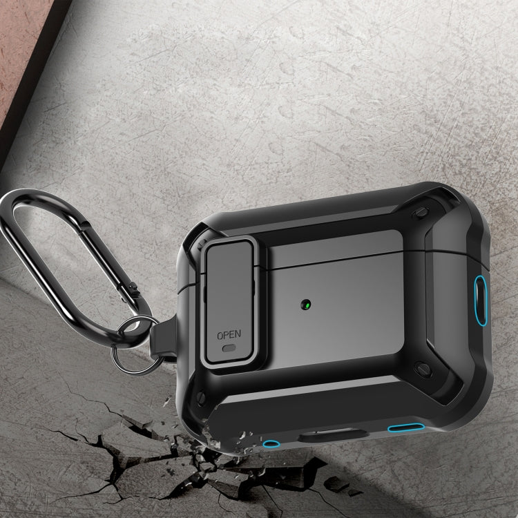 For AirPods Pro 2 Bumblebee Wireless Earphones Silicone Case with Switch & Lanyard Hole(Blue) - For AirPods Pro 2 by PMC Jewellery | Online Shopping South Africa | PMC Jewellery | Buy Now Pay Later Mobicred