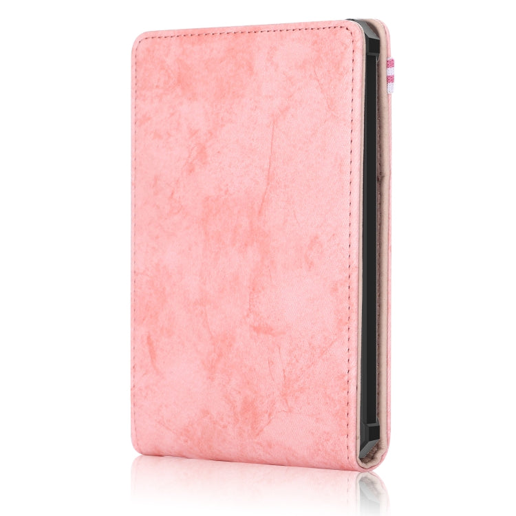 For Amazon Kindle 11th Gen 2022 6.0 inch Marble Cloth Texture Leather Tablet Smart Case(Pink) - Amazon by PMC TechLife | Online Shopping South Africa | PMC TechLife | Buy Now Pay Later Mobicred