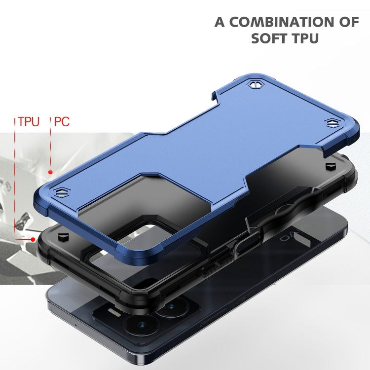 For vivo Y35 / Y22s / Y22 Non-slip Shockproof Armor Phone Case(Black) - vivo Cases by PMC TechLife | Online Shopping South Africa | PMC TechLife | Buy Now Pay Later Mobicred