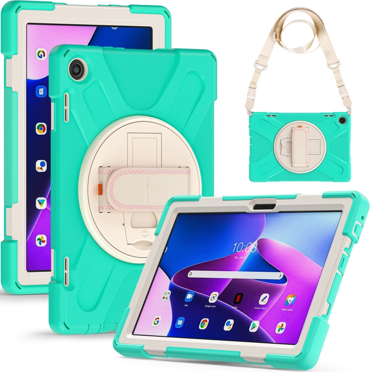 For Lenovo Tab M10 10.1 3rd Gen Silicone + PC Protective Tablet Case(Mint Green) - Lenovo by PMC TechLife | Online Shopping South Africa | PMC TechLife | Buy Now Pay Later Mobicred