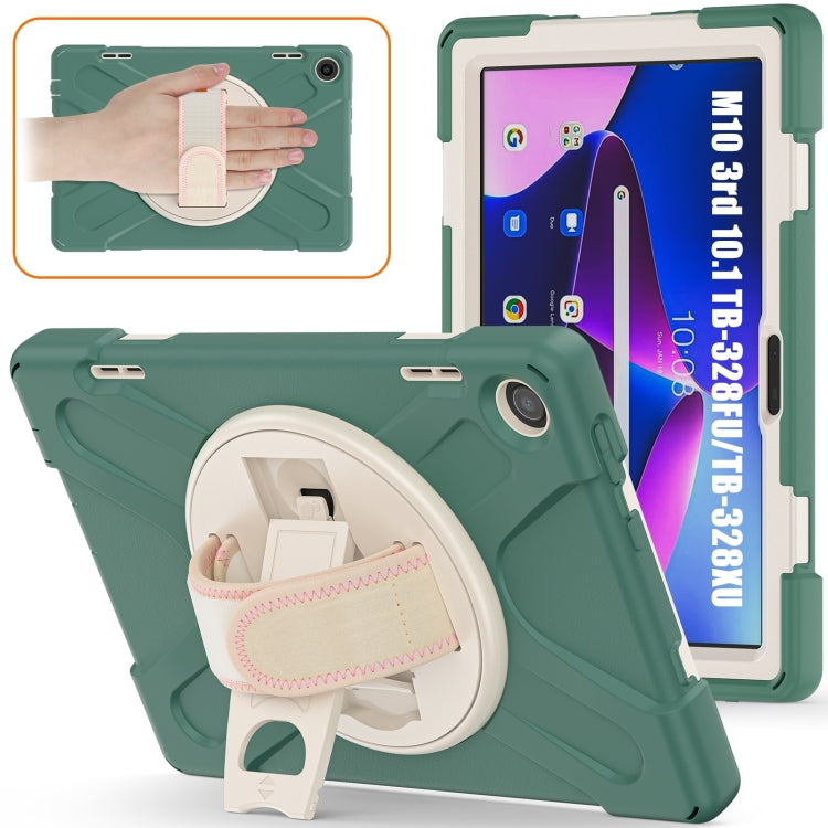 For Lenovo Tab M10 10.1 3rd Gen Silicone + PC Protective Tablet Case(Emerald) - free shipping - PMC TechLife - Order now!