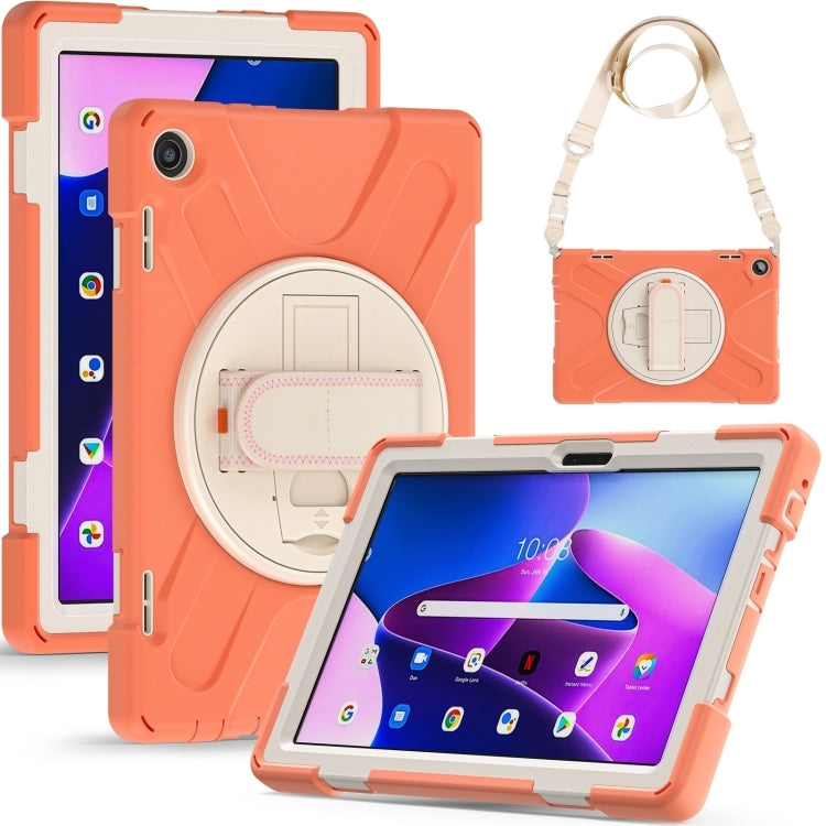 For Lenovo Tab M10 10.1 3rd Gen Silicone + PC Protective Tablet Case(Orange) - Lenovo by PMC TechLife | Online Shopping South Africa | PMC TechLife | Buy Now Pay Later Mobicred