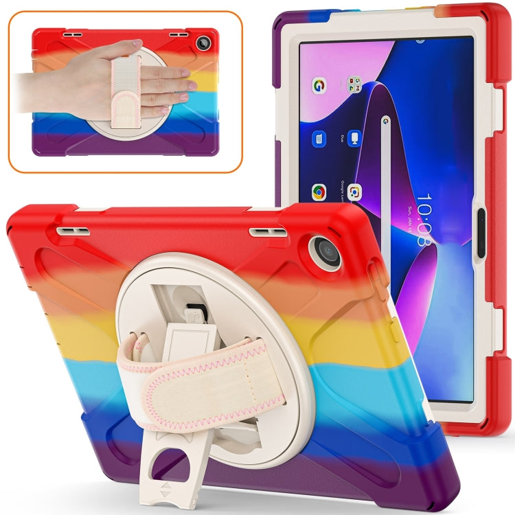 For Lenovo Tab M10 10.1 3rd Gen Silicone + PC Protective Tablet Case(Colorful Red) - Lenovo by PMC TechLife | Online Shopping South Africa | PMC TechLife | Buy Now Pay Later Mobicred