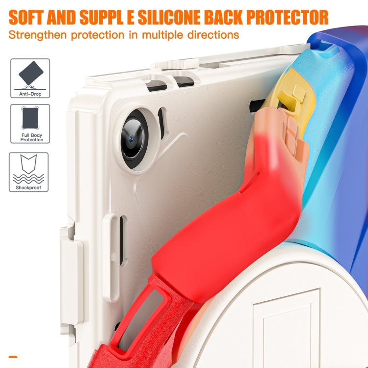 For Lenovo Tab M10 10.1 3rd Gen Silicone + PC Protective Tablet Case(Colorful Red) - Lenovo by PMC TechLife | Online Shopping South Africa | PMC TechLife | Buy Now Pay Later Mobicred