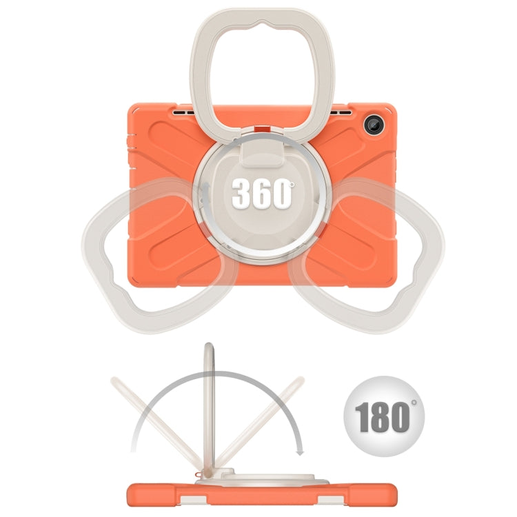 For Lenovo Tab M10 10.1 3rd Gen Silicone + PC Protective Tablet Case(Orange) - Lenovo by PMC TechLife | Online Shopping South Africa | PMC TechLife | Buy Now Pay Later Mobicred