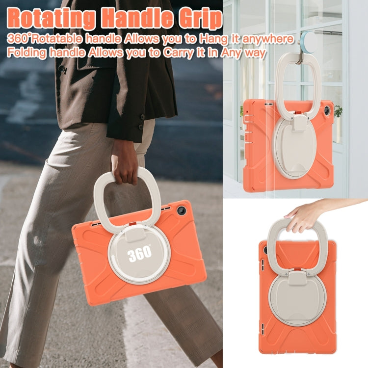 For Lenovo Tab M10 10.1 3rd Gen Silicone + PC Protective Tablet Case(Orange) - Lenovo by PMC TechLife | Online Shopping South Africa | PMC TechLife | Buy Now Pay Later Mobicred