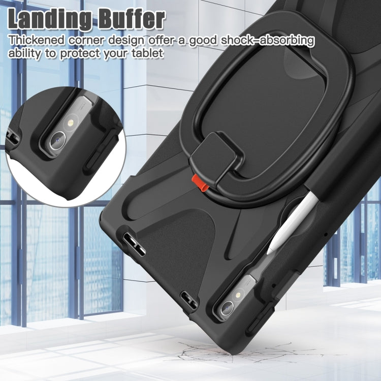 For Lenovo Pad Pro 2022 11.2 inch Silicone + PC Protective Tablet Case(Black) - Lenovo by PMC TechLife | Online Shopping South Africa | PMC TechLife | Buy Now Pay Later Mobicred