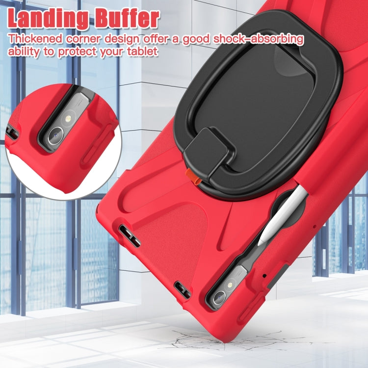 For Lenovo Pad Pro 2022 11.2 inch Silicone + PC Protective Tablet Case(Red) - Lenovo by PMC TechLife | Online Shopping South Africa | PMC TechLife | Buy Now Pay Later Mobicred