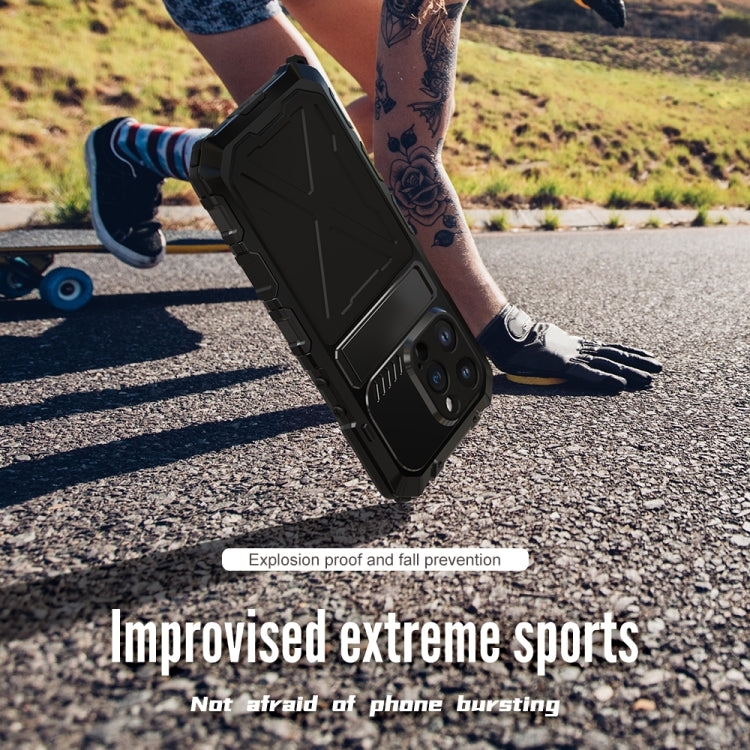 For iPhone 14 Pro R-JUST Life Waterproof Dustproof Shockproof Phone Case(Silver) - free shipping - PMC TechLife - Order now!