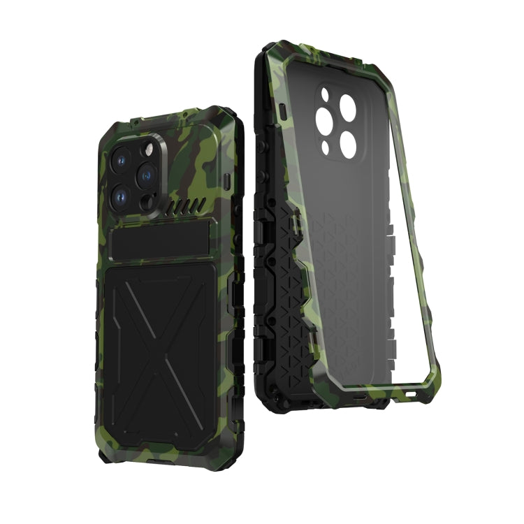 For iPhone 14 Plus R-JUST Life Waterproof Dustproof Shockproof Phone Case(Green) - iPhone 14 Plus Cases by R-JUST | Online Shopping South Africa | PMC TechLife | Buy Now Pay Later Mobicred