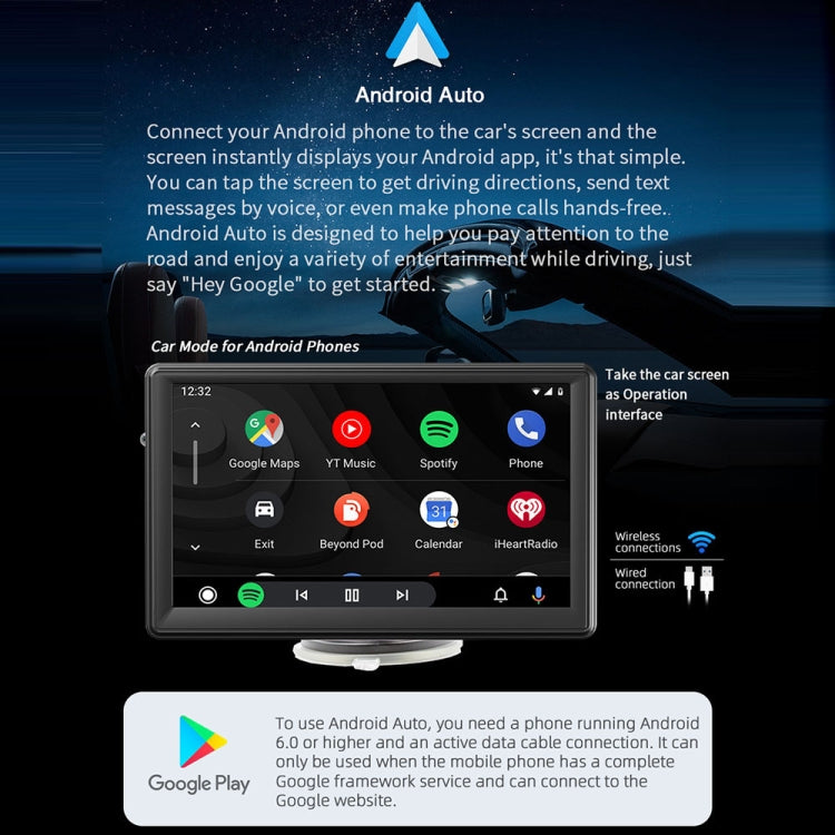 7 inch Wireless CarPlay Radio Multimedia Player 1080P IPS Touch Screen MP5 Radios Bluetooth Monitor - Car MP3 & MP4 & MP5 by PMC TechLife | Online Shopping South Africa | PMC TechLife | Buy Now Pay Later Mobicred