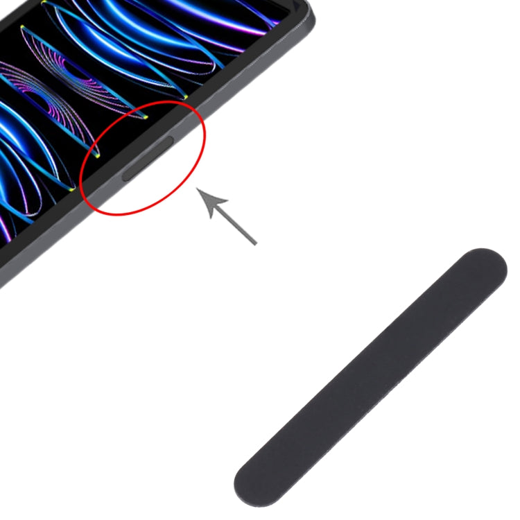 For iPad Pro 12.9 inch 2018 2020 2021 Right Side Button Sticker(Black) - 12.9 inch 2020 by PMc TechLife | Online Shopping South Africa | PMc TechLife | Buy Now Pay Later Mobicred