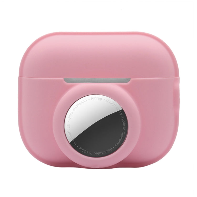 For AirPods Pro 2 / AirTag 2 in 1 Shockproof Full Coverage Silicone Protective Case(Pink) - For AirPods Pro 2 by PMC Jewellery | Online Shopping South Africa | PMC Jewellery | Buy Now Pay Later Mobicred
