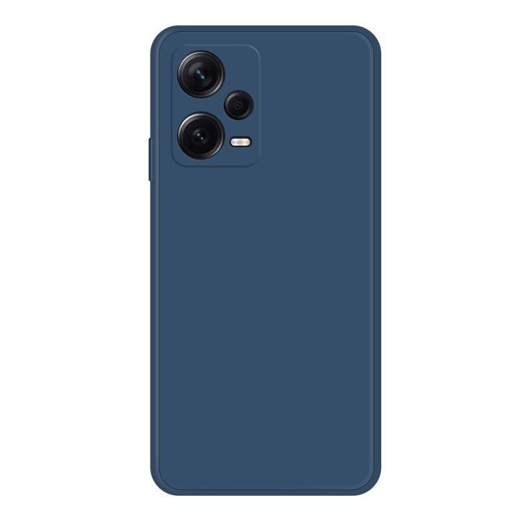 For Xiaomi Redmi Note 12 Pro+ China Imitation Liquid Silicone Straight Edge Phone Case(Blue) - Note 12 Pro+ Cases by PMC TechLife | Online Shopping South Africa | PMC TechLife