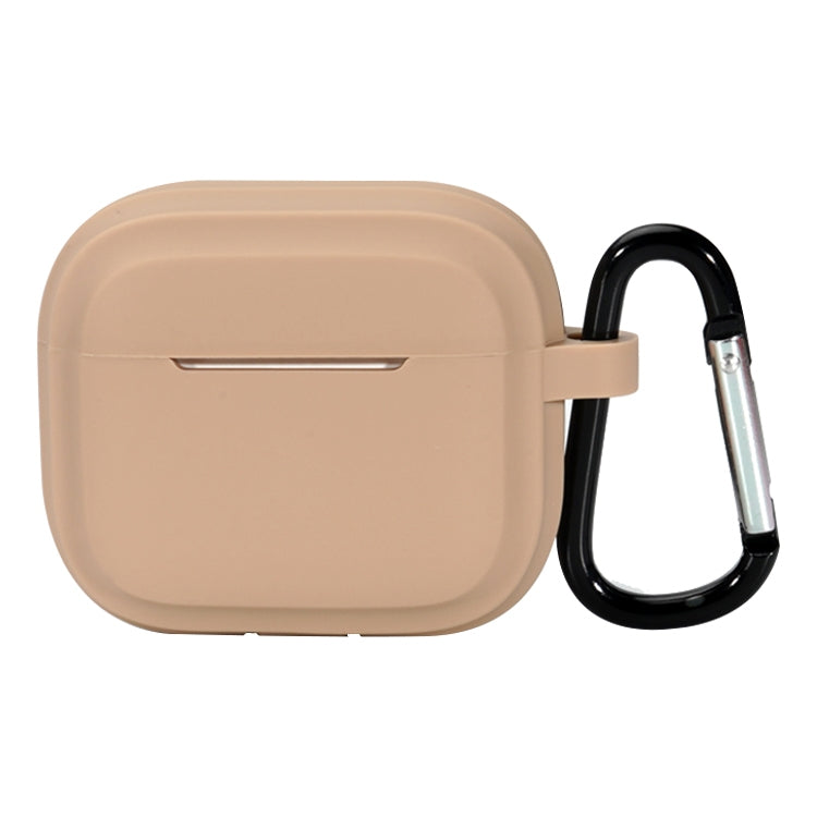 For AirPods Pro 2 Striped Shockproof Earphone Case(Milk Tea) - For AirPods Pro 2 by PMC Jewellery | Online Shopping South Africa | PMC Jewellery | Buy Now Pay Later Mobicred