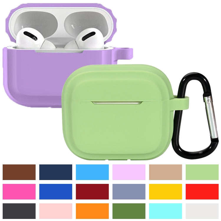 For AirPods Pro 2 Striped Shockproof Earphone Case(Light Purple) - For AirPods Pro 2 by PMC Jewellery | Online Shopping South Africa | PMC Jewellery | Buy Now Pay Later Mobicred