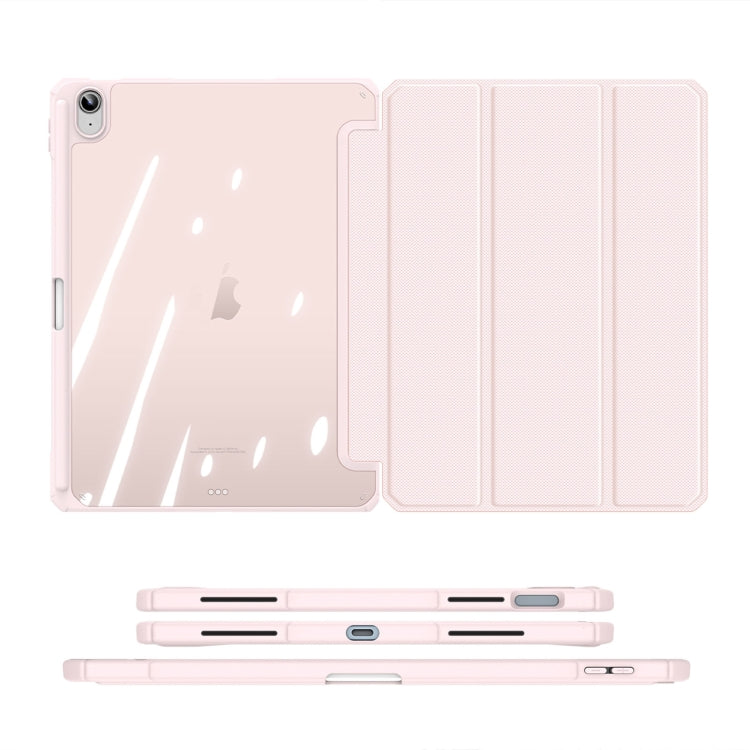 For iPad 2025 / 2022 DUX DUCIS TOBY Series Antiskid Leather Smart Tablet Case(Pink) - iPad 2025 / 2022 Cases by DUX DUCIS | Online Shopping South Africa | PMC Jewellery | Buy Now Pay Later Mobicred
