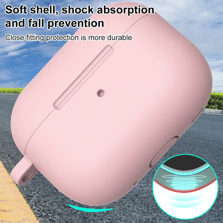 For AirPods Pro 2 Thickened One-piece Shockproof Earphone Case(Pink) - For AirPods Pro 2 by PMC Jewellery | Online Shopping South Africa | PMC Jewellery | Buy Now Pay Later Mobicred
