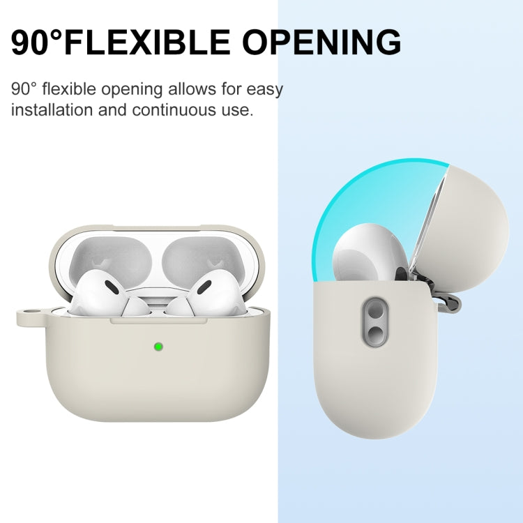 For AirPods Pro 2 Thickened One-piece Shockproof Earphone Case(Off White) - free shipping - PMC Jewellery - Order now!
